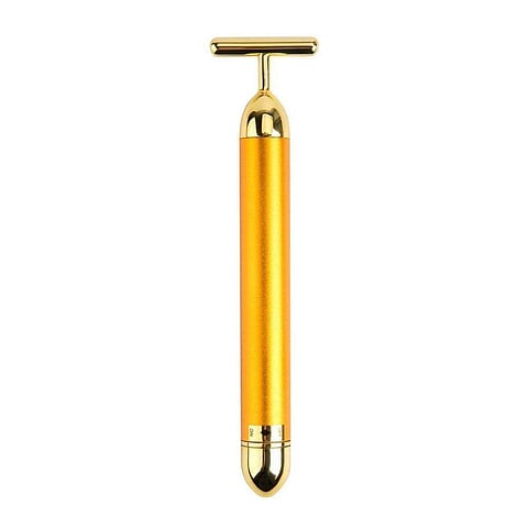 Dealsure 24k Gold Energy Beauty Bar Electric Vibration Facial Massage
